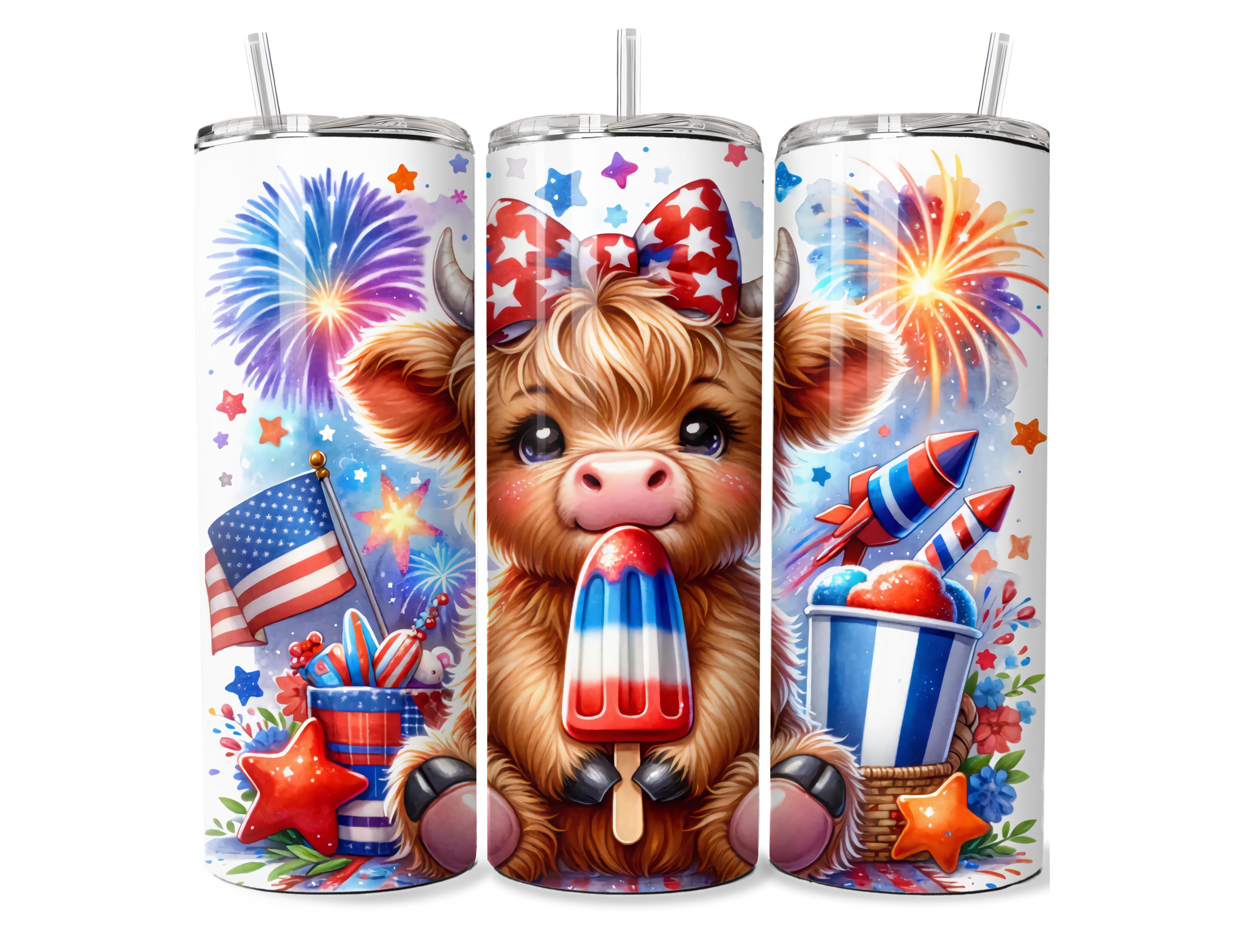 Fourth of July Fun - 20 oz Tumbler