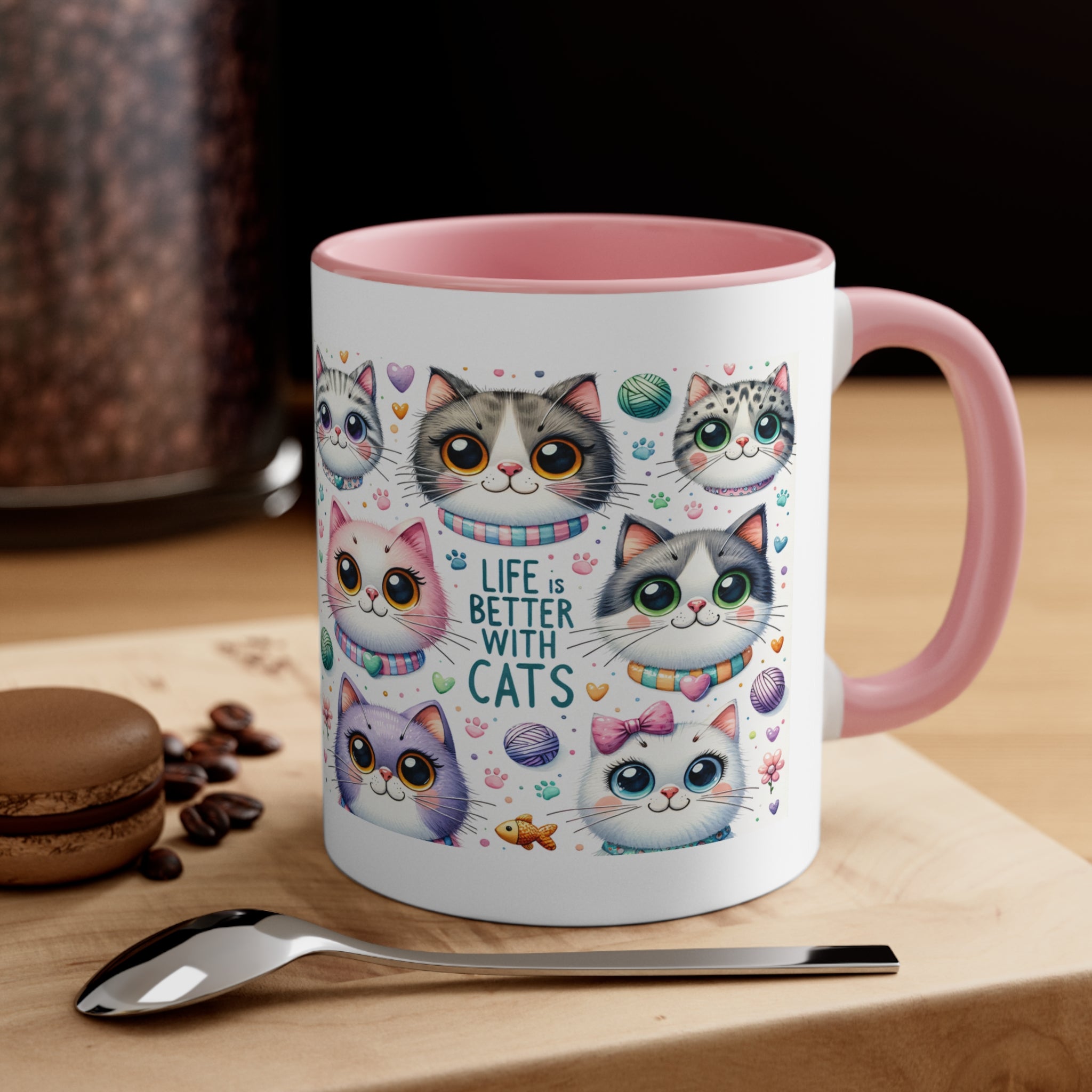 Life is Better with Cats Mug