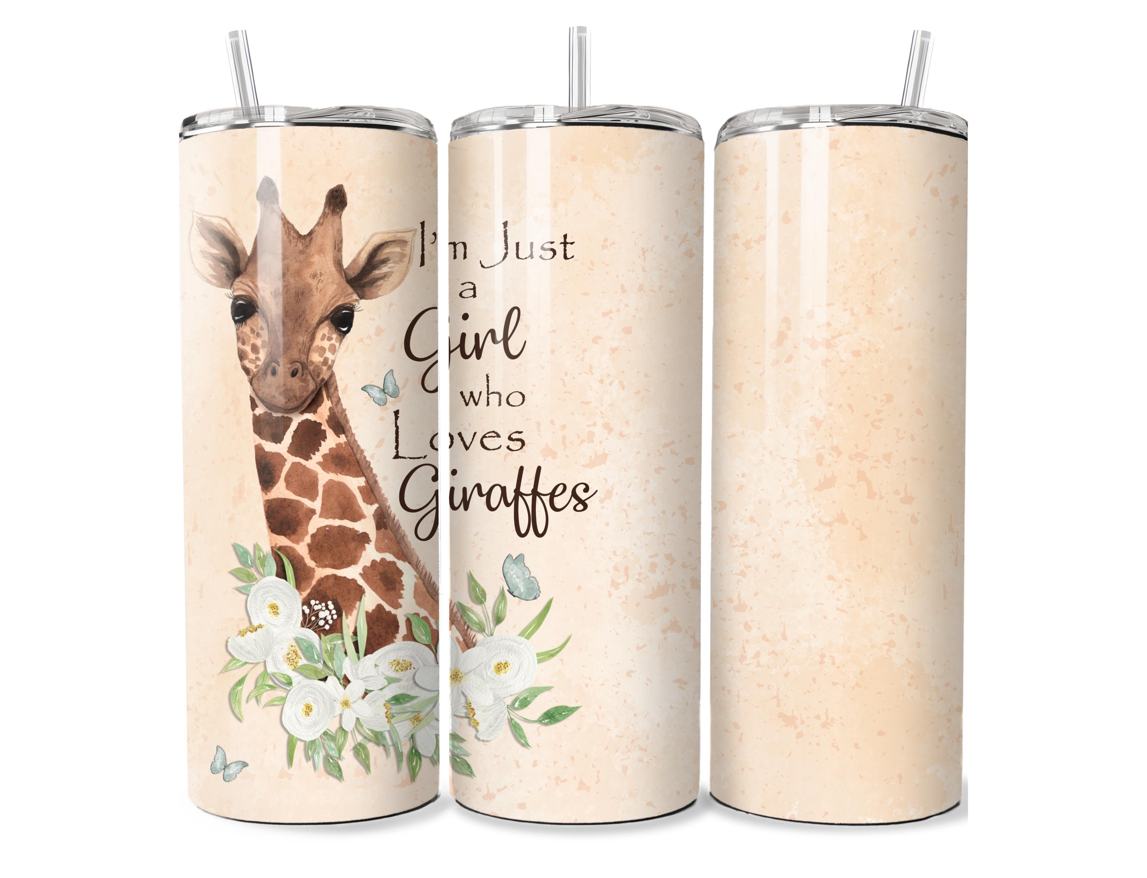 Just a Girl Who Loves Giraffe's - 20 oz Tumbler