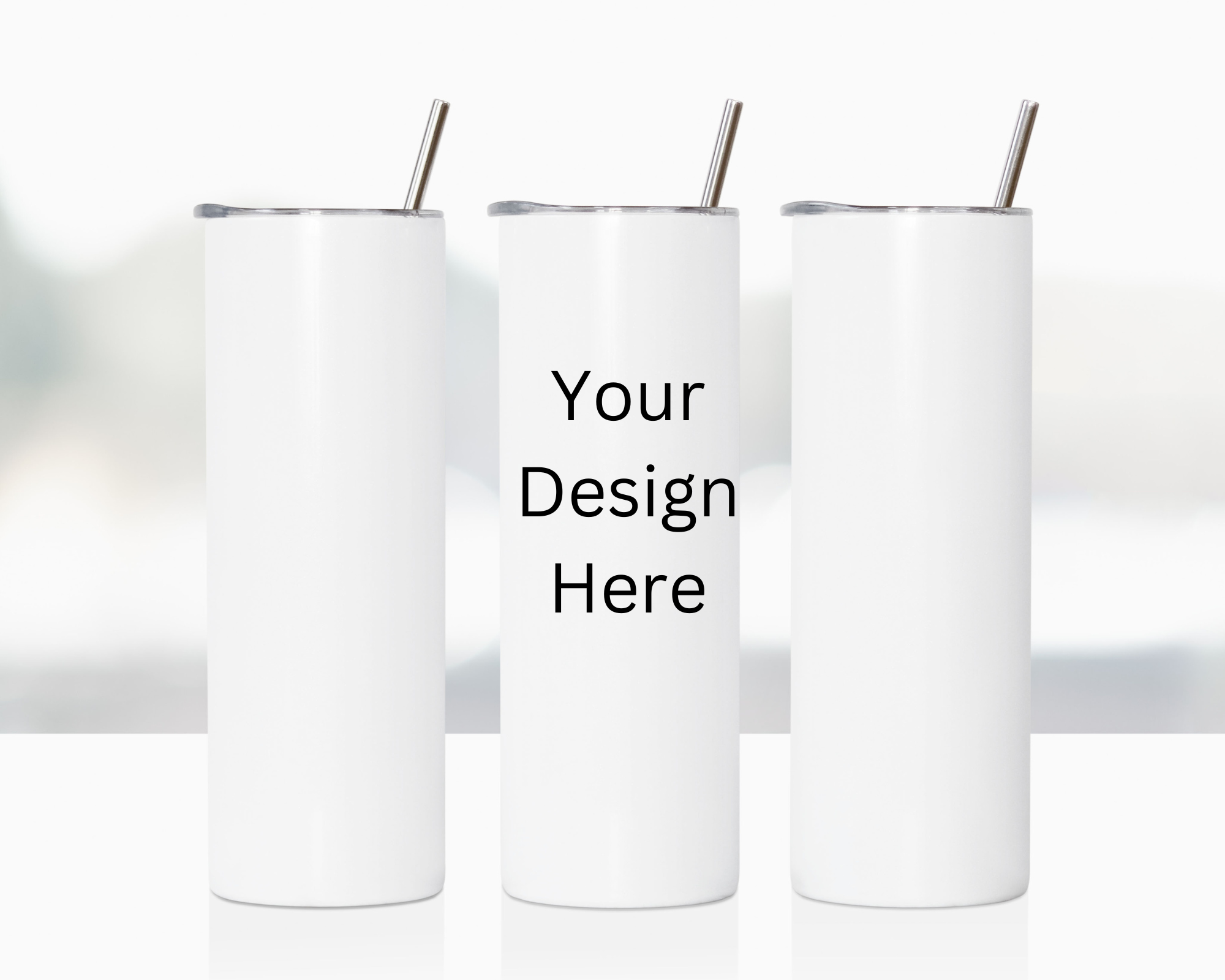 Personalize Your Own 20oz Skinny Tumbler – Your Design, Your Way