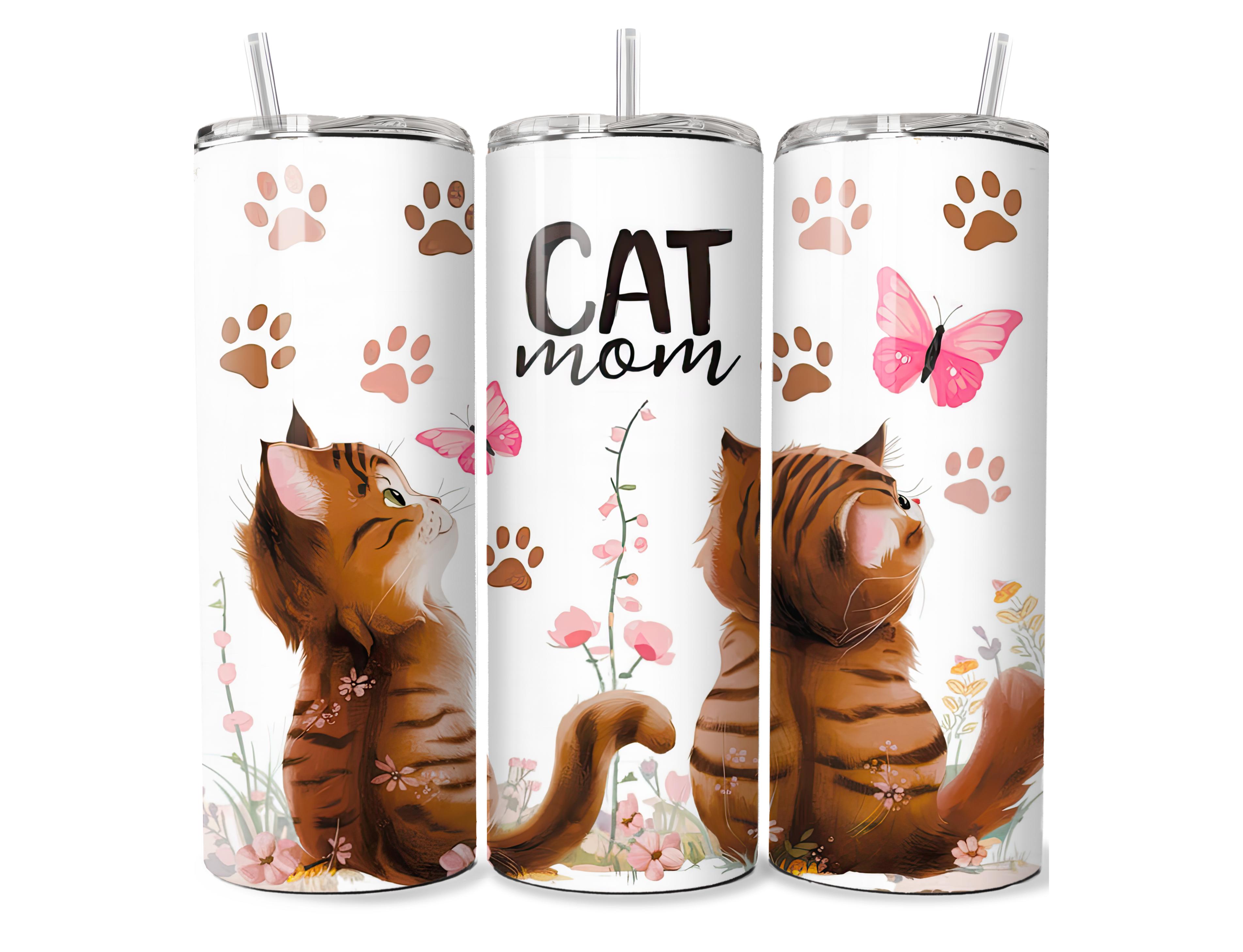 Cat Mom - 20 oz Tumbler