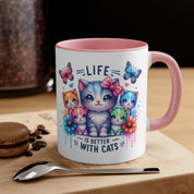 Life is Better with Cats Mug