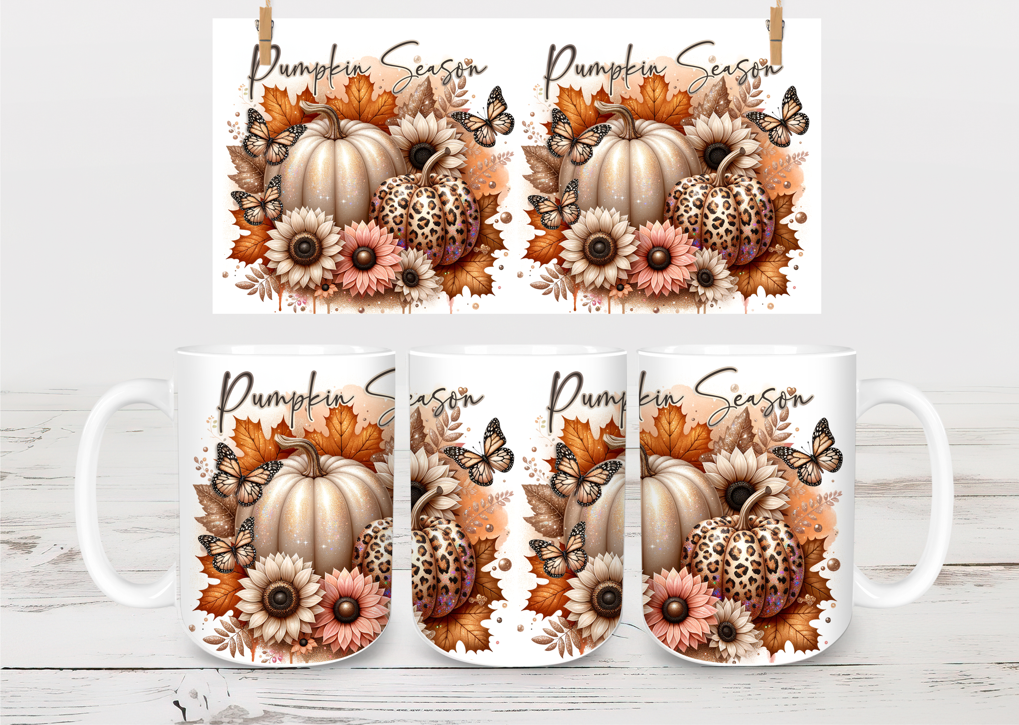 Fall Pumpkin Spice Coffee Mug